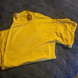 Woman's cuffed sleeve blouse T-shirt.